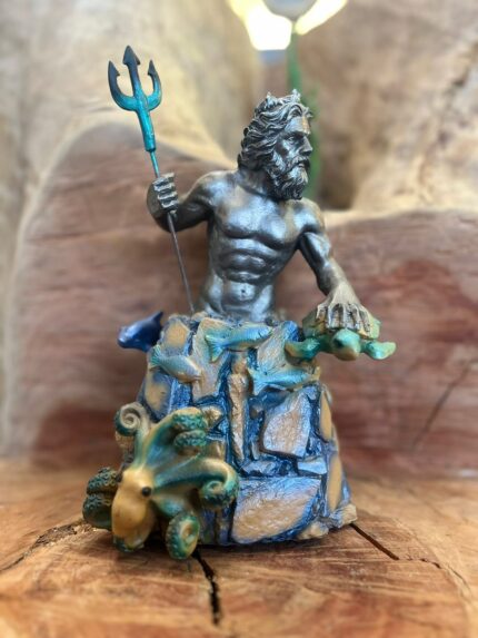 Escultura Poseidon – Deus dos Mares – 23,5cm