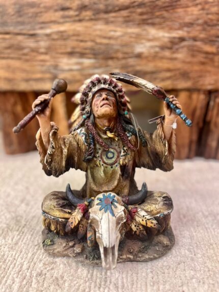 Pajé em Momento Espiritual