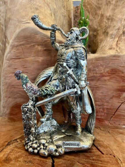 Escultura Heimdall – Guardião da Bifrost – 24cm