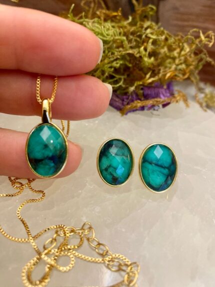 Conjunto Esmeralda Bolinha