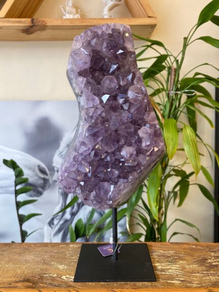 Drusa de Ametista com Base de Ferro – 32cm