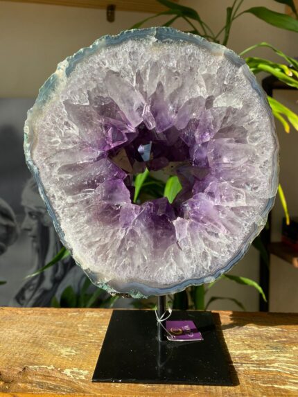 Drusa de Ametista em Base de Ferro – 21cm